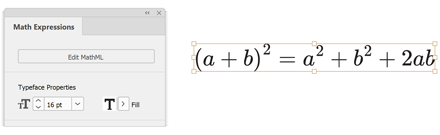 A MathObject has no visible SVG substrate and is intended to be manipulated from Math Expressions.